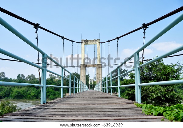 Hanging Bridge in\
nature