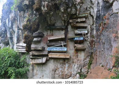 Hanging Coffins Sagada Important Touristic Destination Stock Photo ...