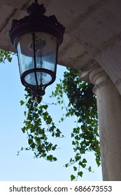 Hanging lanterns from ancient temples.