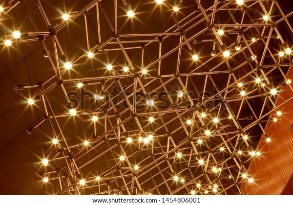 Hanging Lights Like Stars On Ceiling Stock Photo Edit Now 1454806001