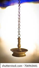 Hanging Oil Lamp Of Kerala