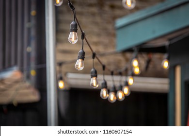 Hanging Outdoor String Lights