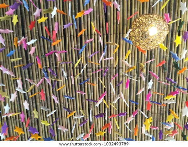 Hanging Stars On Ceiling Stock Photo Edit Now 1032493789