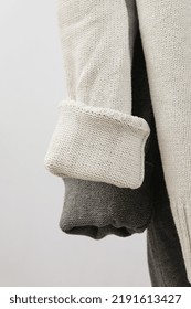 Hanging Sweaters, Concept Of Autumn Season Clothes