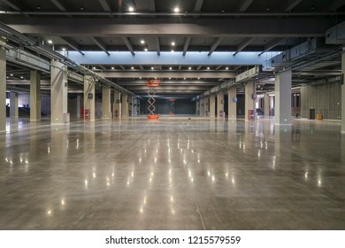 Hangzhou, China- DEC 2017: A Newly Built, Empty Convention Center