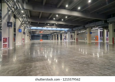 Hangzhou, China- DEC 2017: A Newly Built, Empty Convention Center