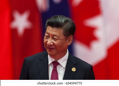 HANGZHOU, CHINA - SEPT. 4. 2016 - Chinese President Xi Jinping Welcomes Guests In G20 Summit In Hangzhou.