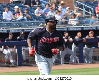 Hanley Ramirez 1st Basemen For The Cleveland Indians At Peoria Sports Complex In Peoria, Arizona/USA March 4,2019.