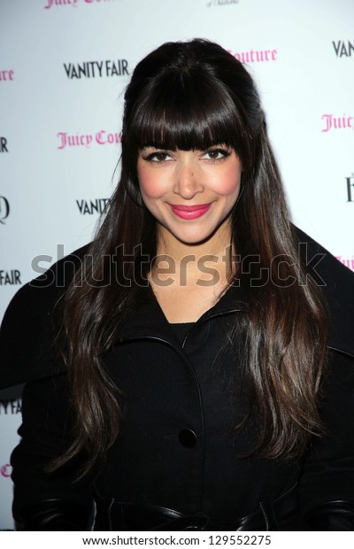 Hannah Simone Vanity Fair Campaign Hollywood Stock Photo 129552275