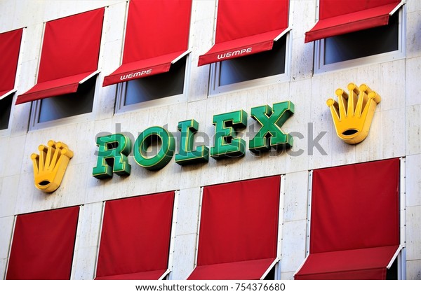 Hannovergermany Image Rolex Logo Wempe Stock Photo Edit Now