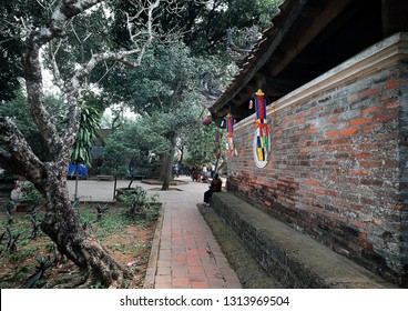 HaNoi, Thach That / VietNam - February 15th 2019 : Tay Phuong Pagoda - One Of The Most Ancient Pagoda In Viet Nam