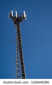 Hanover, PA USA - November 6, 2019: A Cell Phone Communication Tower In Downtown Hanover.