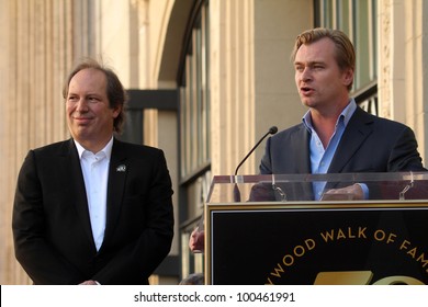 Hans Zimmer And Christopher Nolan  At Hans Zimmer Honored With Star On The Hollywood Walk Of Fame, Hollywood, CA. 12-08-10