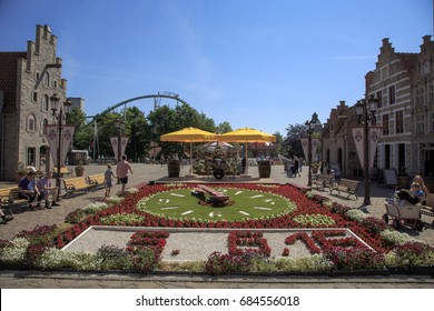 The Hansa Park, Germany - 05 June. Visiting The Hansa Park,  The Fifth Largest German  Amusement Park In Sierksdorf (Schleswig-Holstein) Off The Baltic Sea On 05 June 2016