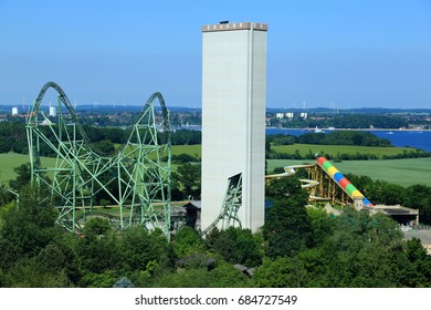 The Hansa Park, Germany - 05 June. Visiting The Hansa Park,  The Fifth Largest German  Amusement Park In Sierksdorf (Schleswig-Holstein) Off The Baltic Sea On 05 June 2016