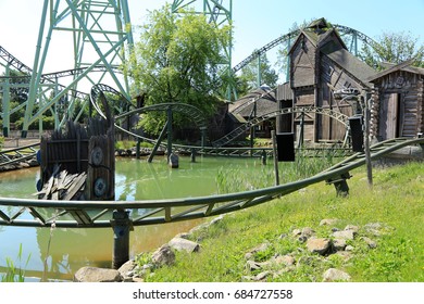 The Hansa Park, Germany - 05 June. Visiting The Hansa Park,  The Fifth Largest German  Amusement Park In Sierksdorf (Schleswig-Holstein) Off The Baltic Sea On 05 June 2016