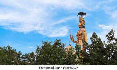 Hanuman Statue At Hindon Vihar, Noida