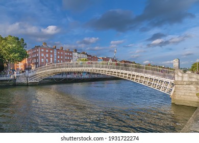 Ha'penny Bridge and officially the Liffey Bridge, is a pedestrian bridge built in May 1816 over the River Liffey in Dublin, Ireland