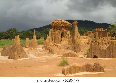 Happened From The Soil Erosion Of Rain And Wind Naturally, Lalu Thailand