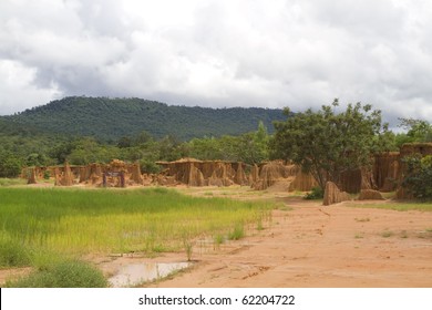 Happened From The Soil Erosion Of Rain And Wind Naturally, Lalu Thailand