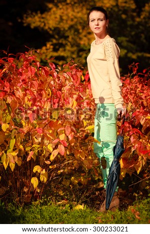 Similar – Woman with a bike in the middle of the forest.