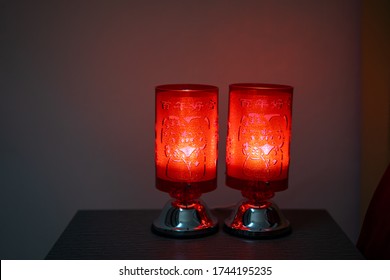 Happiness together “百年好合 “ wording red decorated lamp for chinese wedding