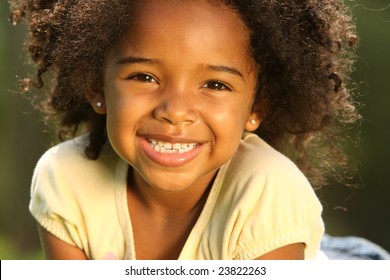 Happy African American Child