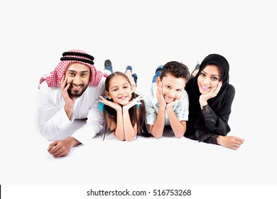 Happy Arab Family