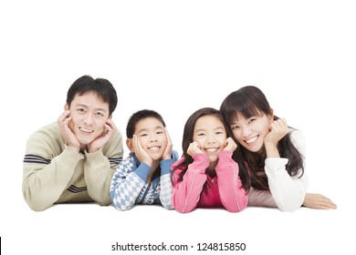 Happy Asian Family