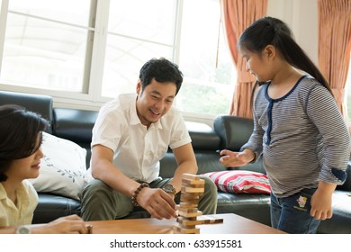 Happy Asian Family Having Fun Playing Stock Photo 633915581 | Shutterstock