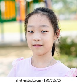 Happy Asian Girl Playground Outdoor Stock Photo 1507235729 | Shutterstock