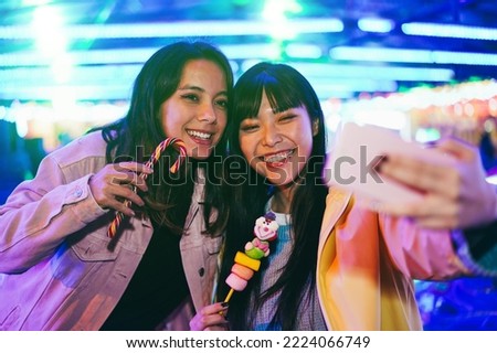 Similar – Image, Stock Photo girls night out Lifestyle