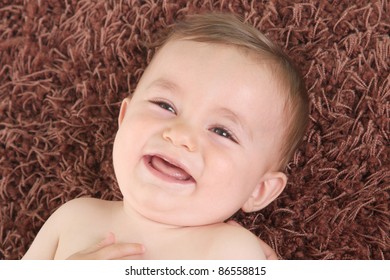 Happy Baby Boy, Studio Photo Session