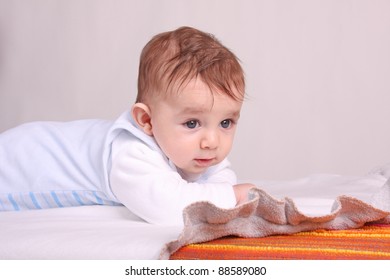 Happy Baby Boy, Studio Photo Session