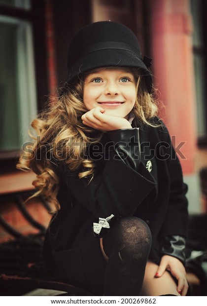 baby girl black hat