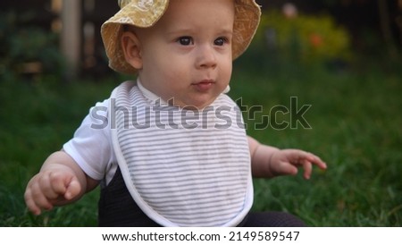 Image, Stock Photo portrait of a baby