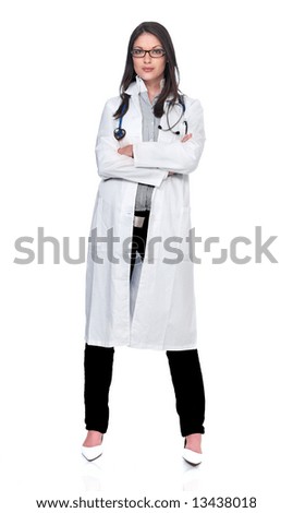 Similar – Image, Stock Photo Pretty female doctor in a geriatric clinic with elderly woman in wheelchair