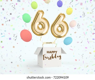 66th Birthday Images, Stock Photos & Vectors | Shutterstock