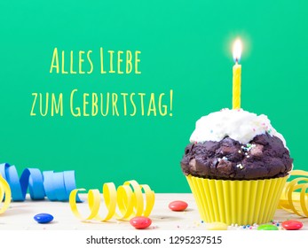 Happy Birthday German Language Stock Photo 1295237515 | Shutterstock