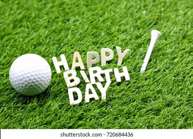 Happy Birthday Golf Images Stock Photos Vectors Shutterstock