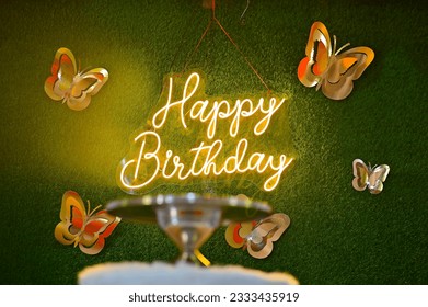 Happy Birthday Letters. Happy Birthday. Happy Birthday Wishes Card. Gold letters.