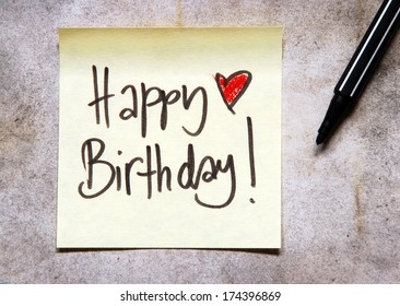 Happy Birthday Message Stock Photo 174396869 | Shutterstock