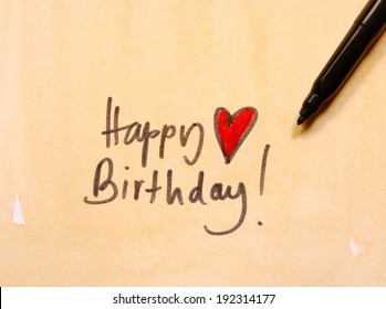 Happy Birthday Message Stock Photo 192314177 | Shutterstock