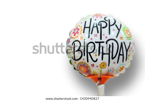 Happy Birthday Mylar Balloon Bouquet Stock Photo (Edit Now) 1430940827