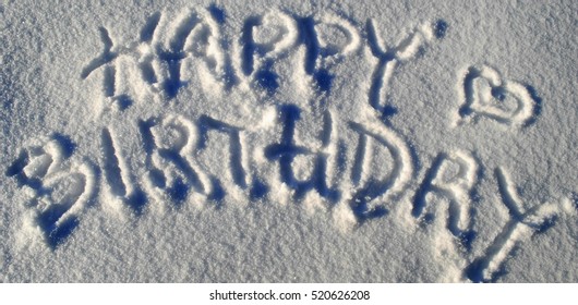 Happy birthday snowy claudia valentina