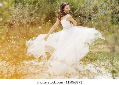 happy bride