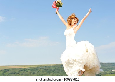 happy bride