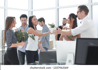 happy business team in new office - Shutterstock ID 1337963369