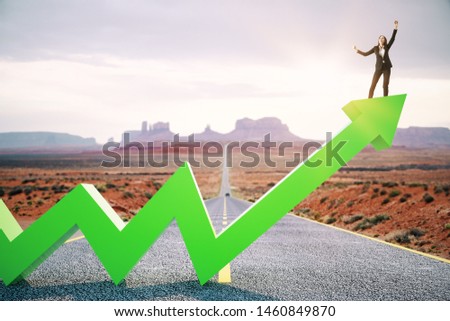 Similar – Image, Stock Photo Desert Road