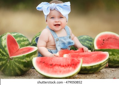 Watermelon Baby High Res Stock Images Shutterstock